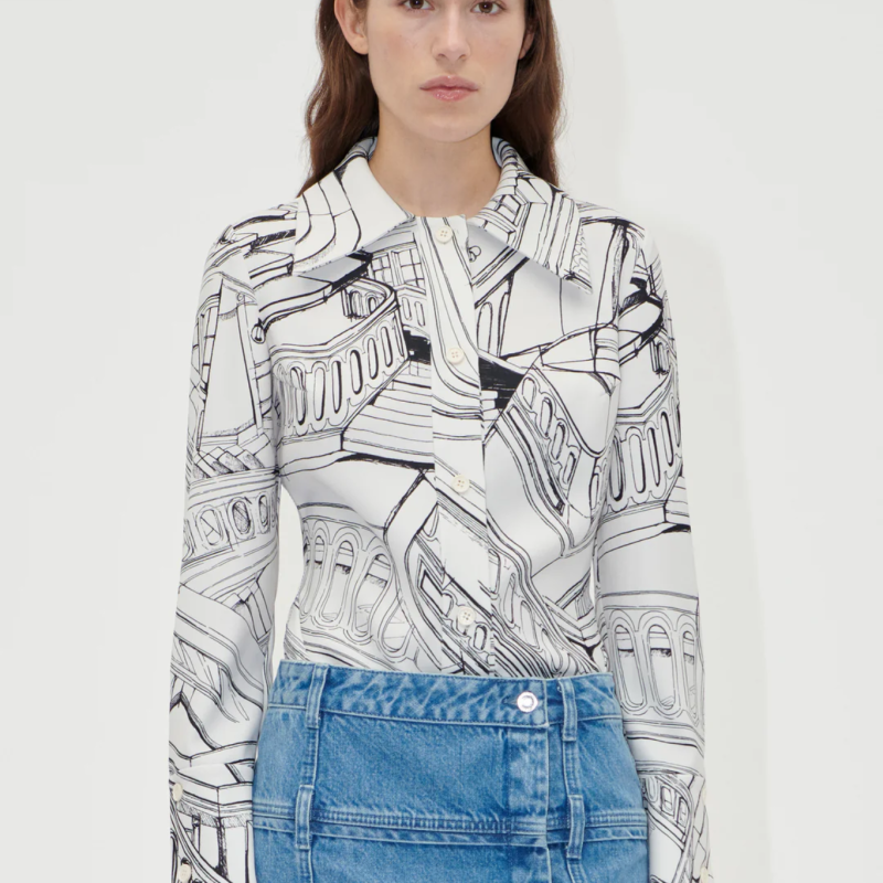 FITTED LONG SLEEVE SHIRT