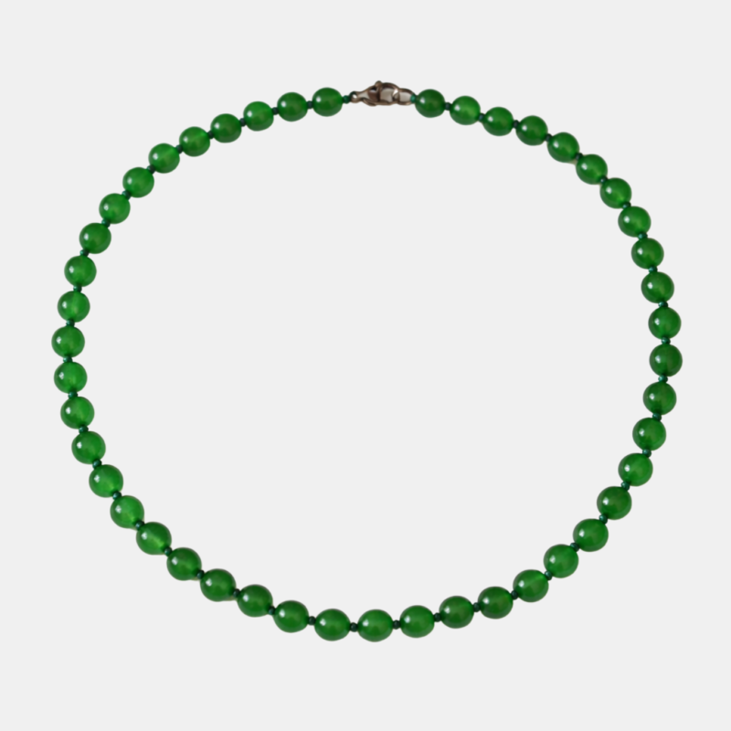 adelæ IDA GREEN BEAD NECKLACE