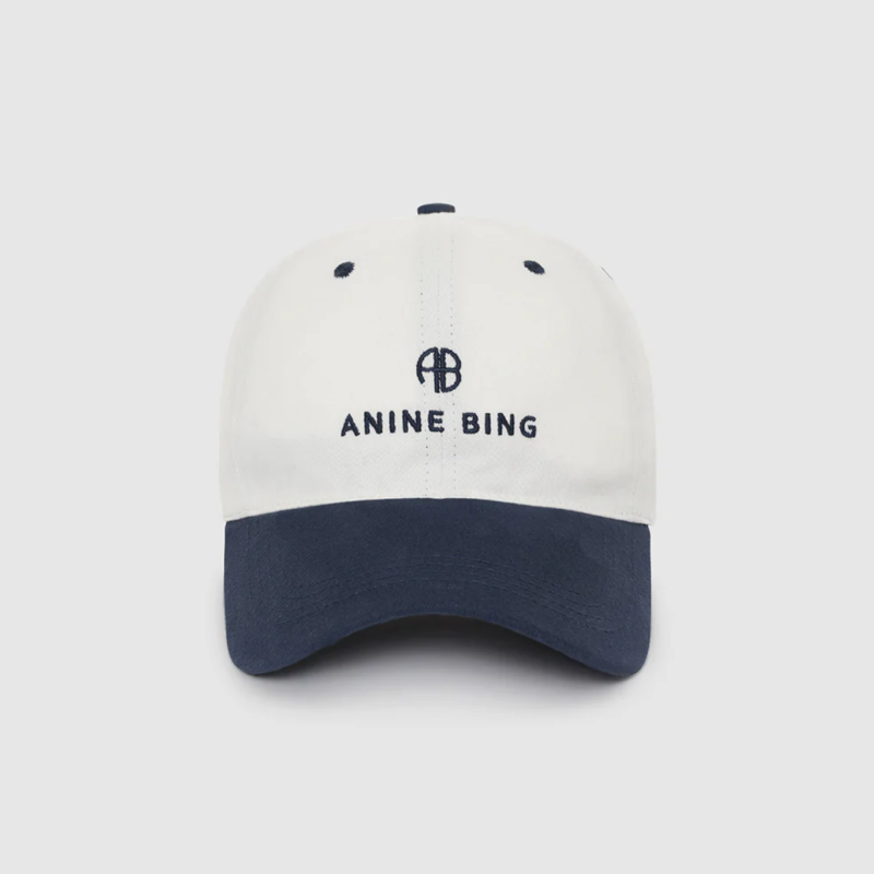 JEREMY BASEBALL CAP IN IVORY AND NAVY