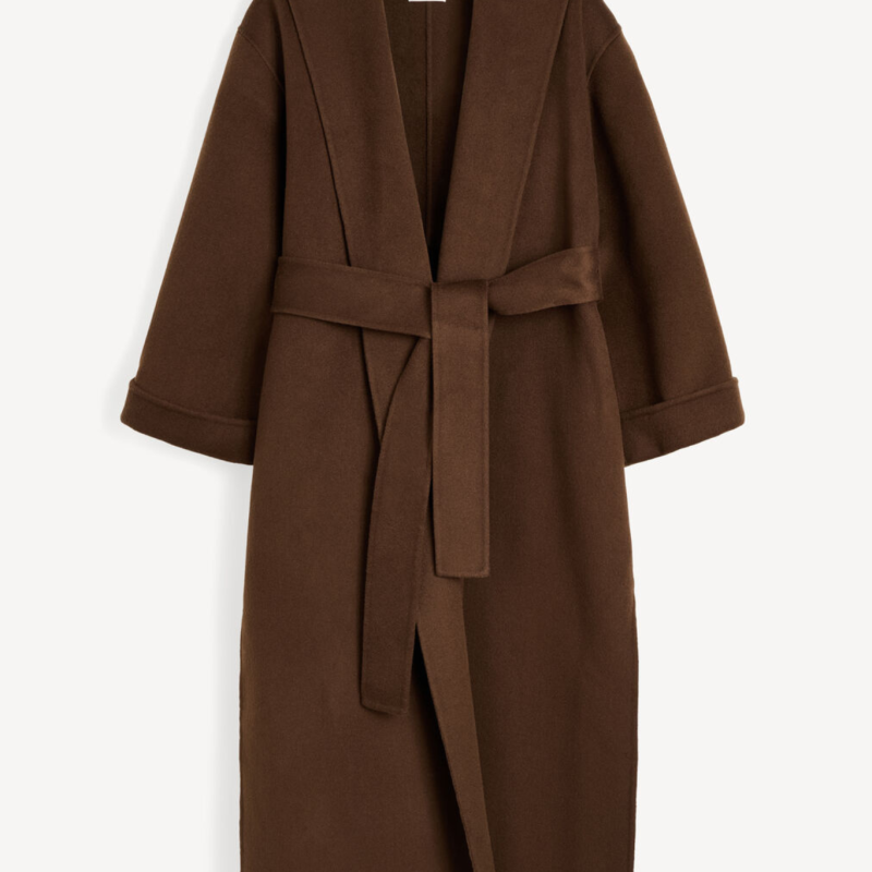 TRULLEM WOOL COAT IN CARAFE
