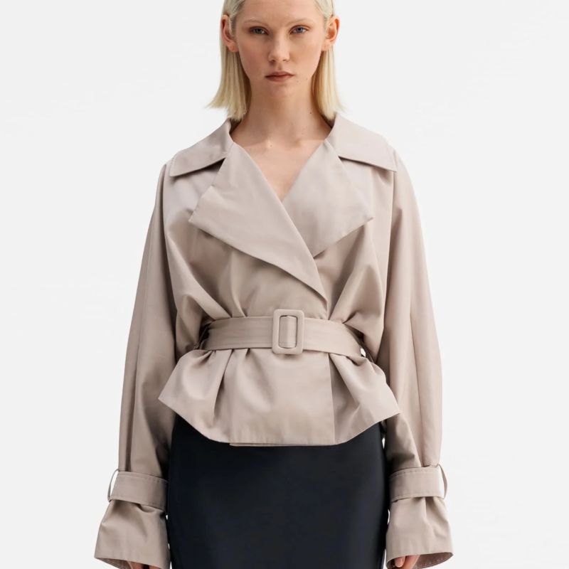 AHLVAR GALLERY ASHA JACKET GREIGE