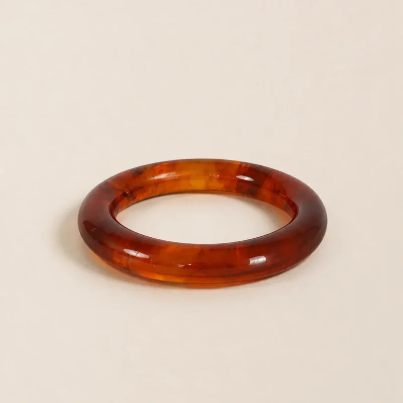 adelæ CAMILLE BOLD AMBER BANGLE