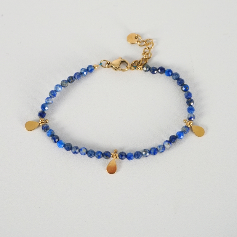 adelæ SELMA BLUE MINI BEAD BRACELET