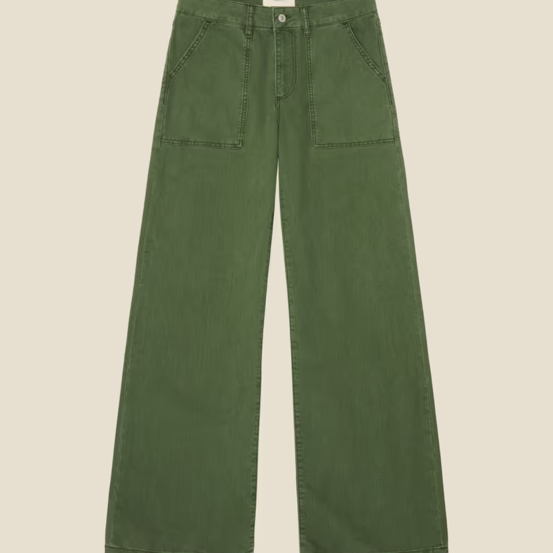 JEANERICA GUELL CHEVRON GREEN