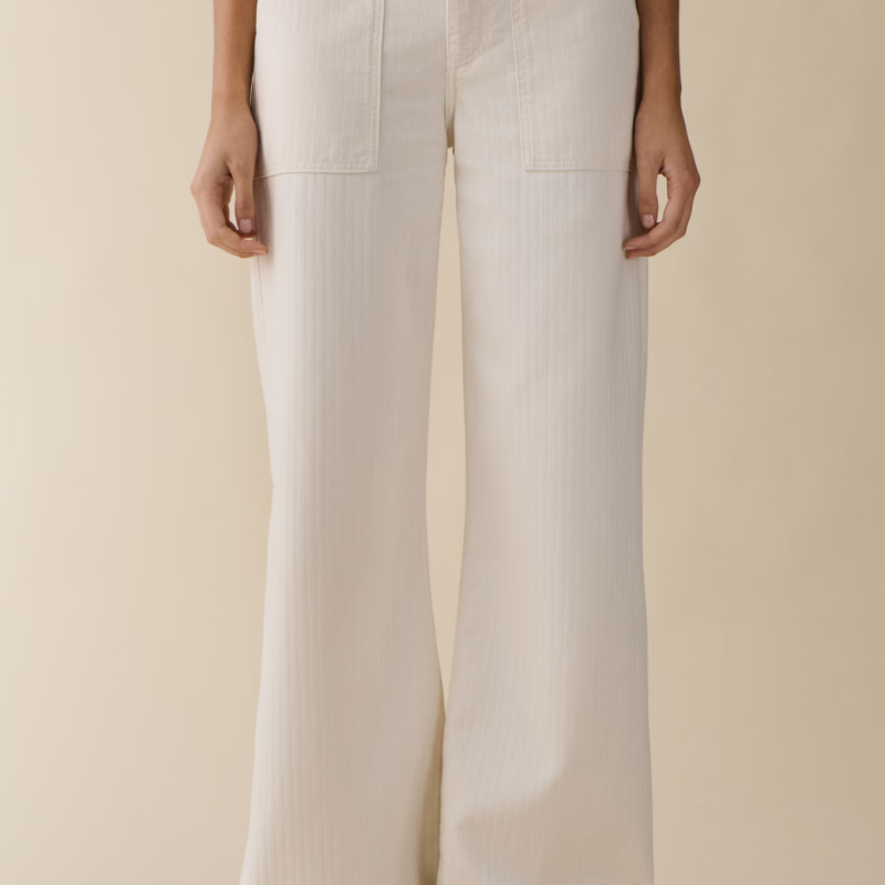 JEANERICA GUELL CHEVRON ECRU