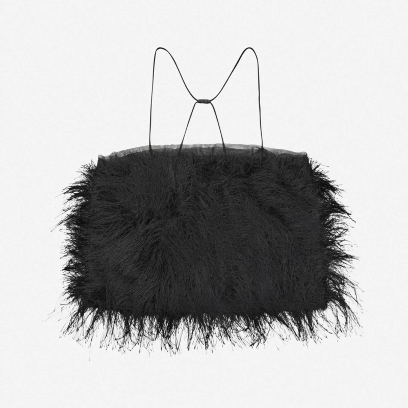MUNTHE CANNALI TOP BLACK