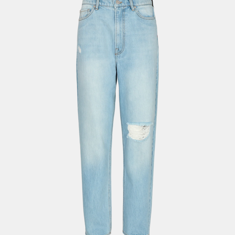 EWA JEANS WASH FUCINO IN RIBBED DIST