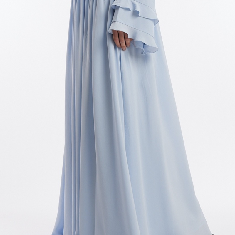 ALLIE SKIRT IN PALE BLUE