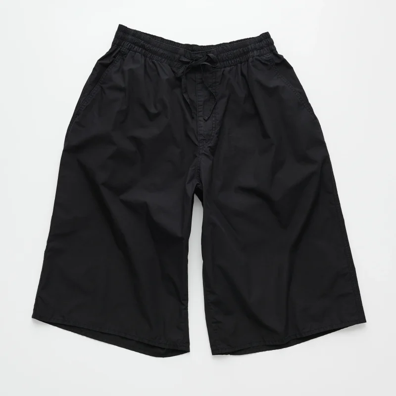 BOXER SHORTS IN BLACK POPLIN