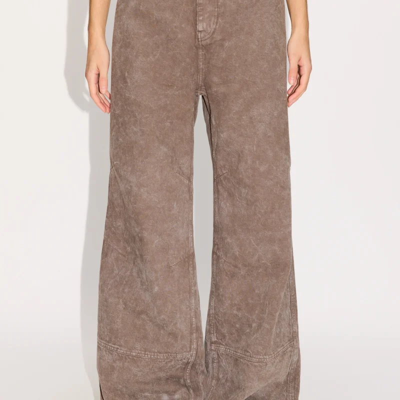 DAWN TROUSERS IN STONE GREY MARBLE