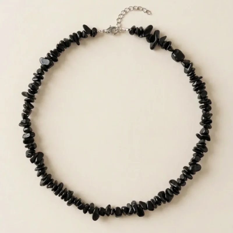 adelæ BRITTA BLACK ONYX NECKLACE