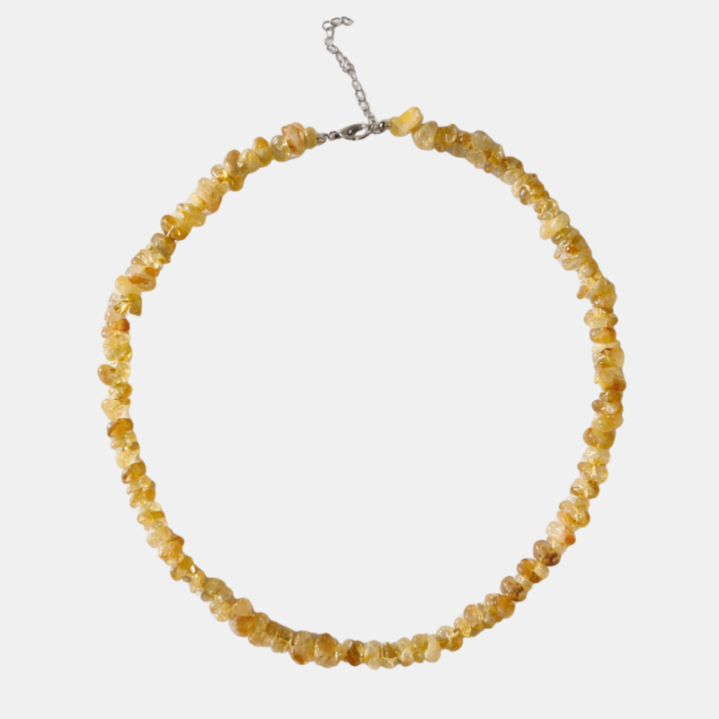 adelæ KLARA BUTTER YELLOW CORAL NECKLACE
