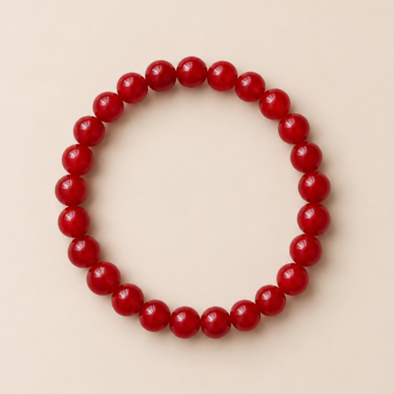 adelæ ELIN RED AGATE BRACELET
