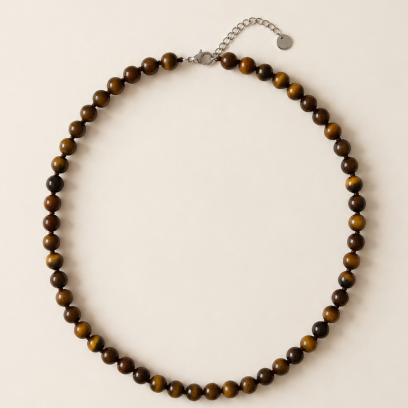 adelæ FREJA TIGER EYE NECKLACE