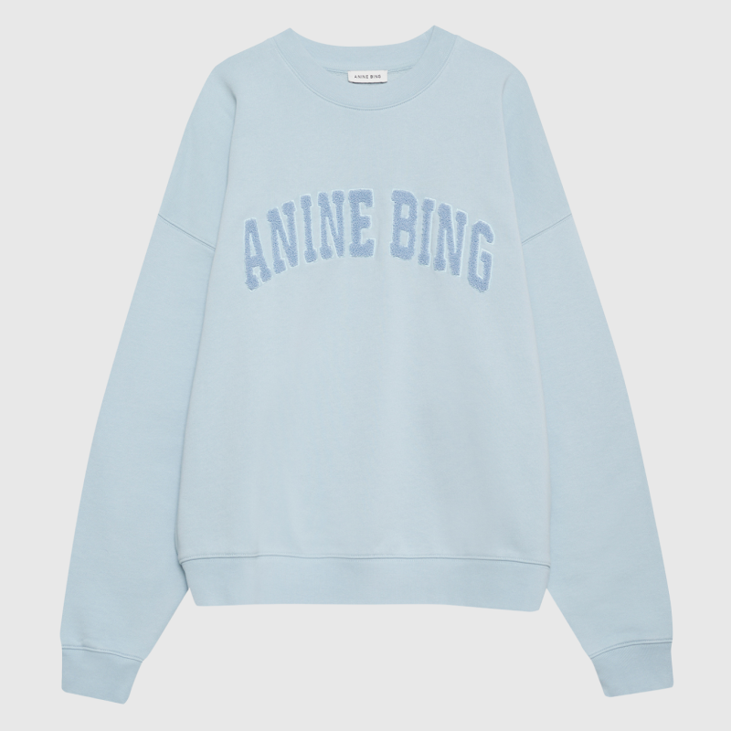 ANINE BING MILES SWEATSHIRT PALE BLUE