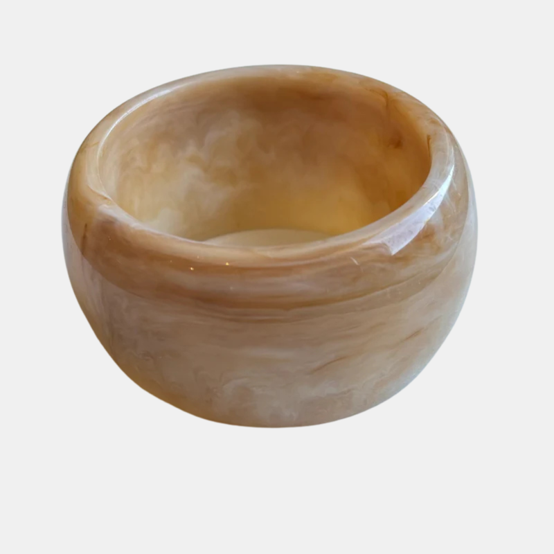 BIG BRACELET IN LIGHT CAMEL