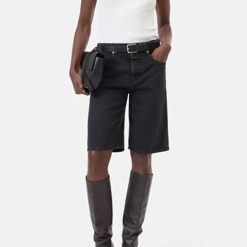 JENICA SHORTS IN DARK GREY