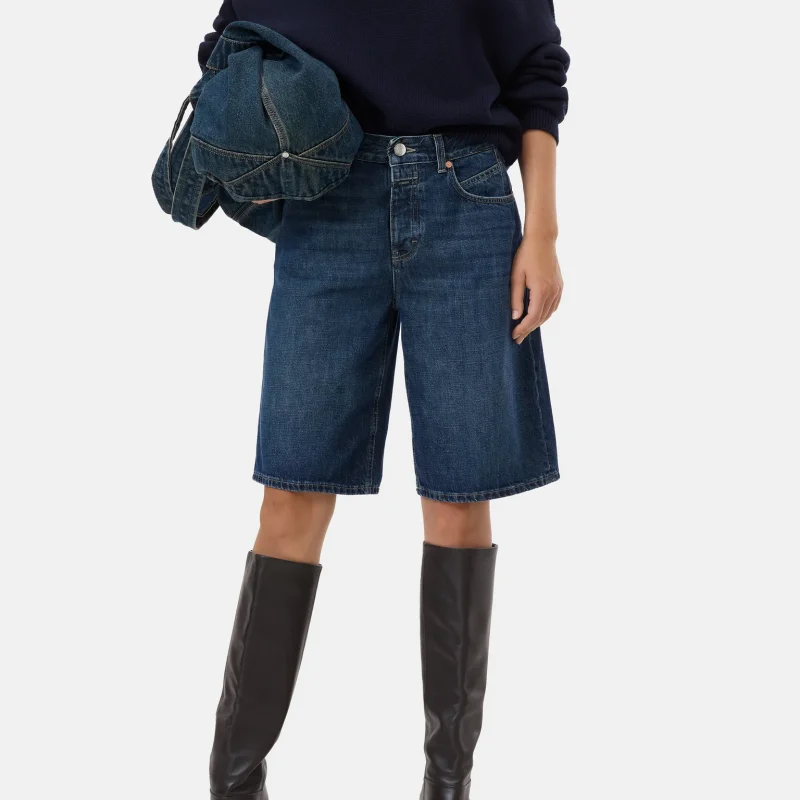 JENICA SHORTS IN DARK BLUE