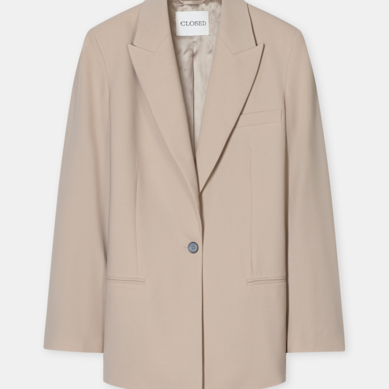CLOSED CONTEMPORARY BLAZER CLAY BEIGE