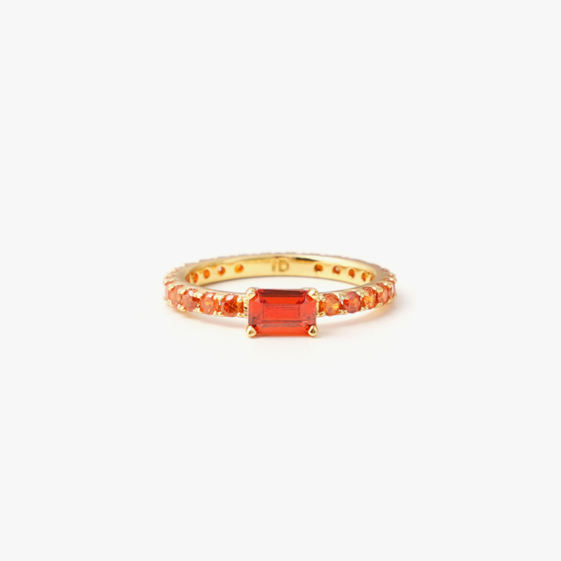 ULTRA SLIM RING IN ORANGE GOLD
