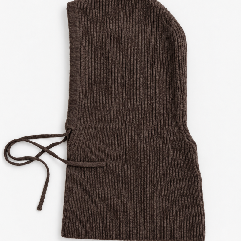 ONE AND OTHER TORA BALACLAVA DARK BROWN