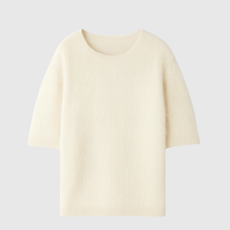 LISA YANG MAREN SWEATER CREAM BRUSHED